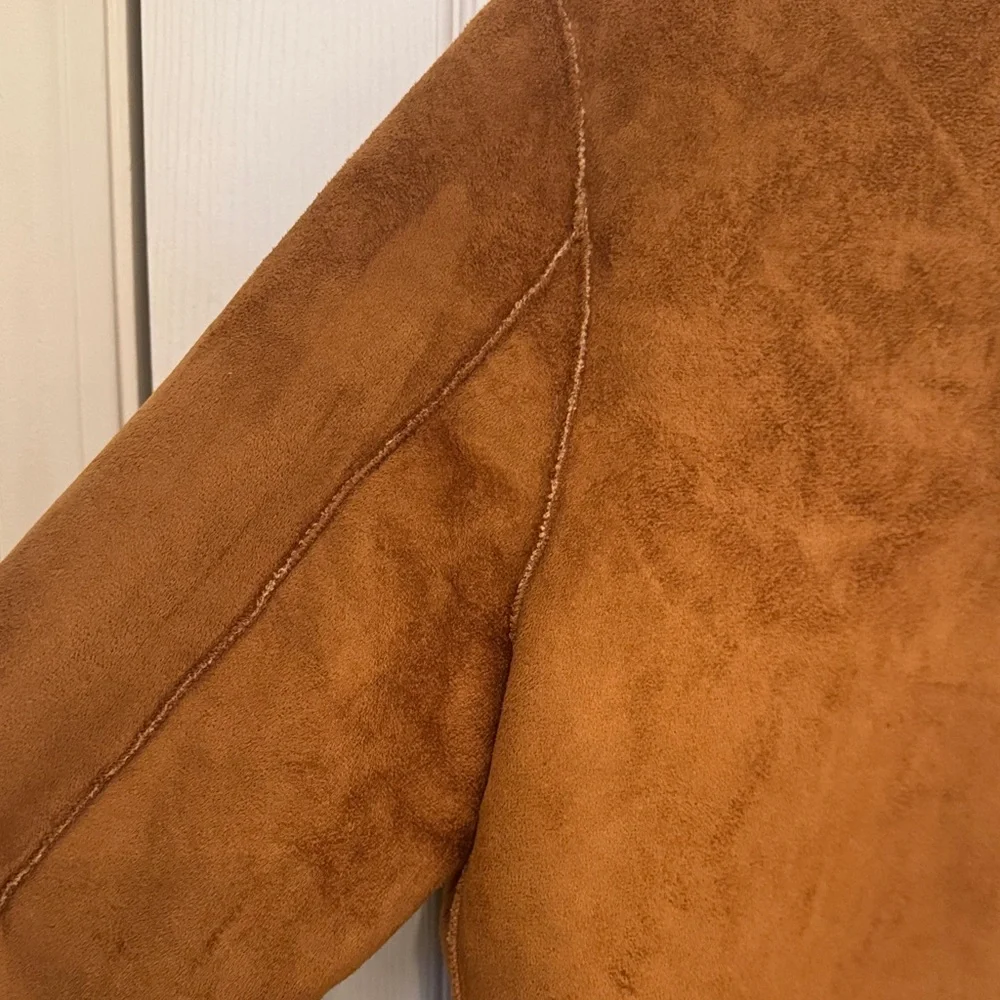 Lucky Brand Tan Sherpa Jacket - Picture 14 of 16